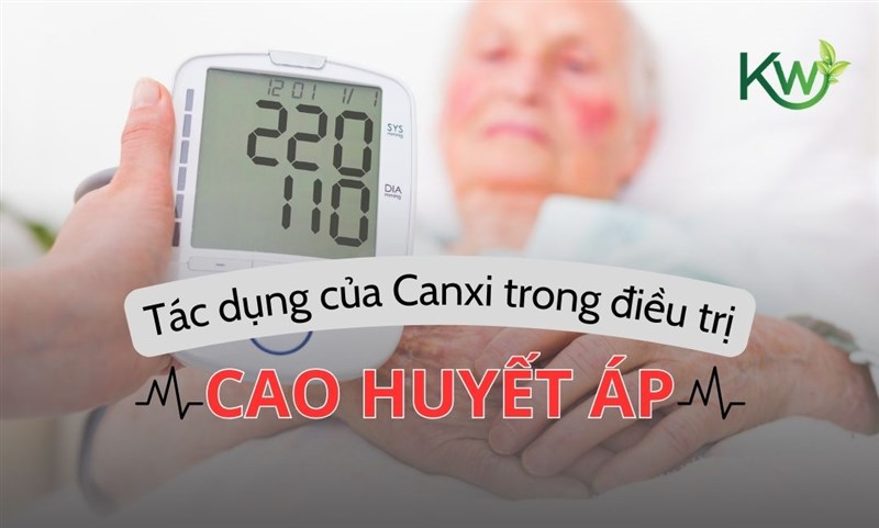 Tác dụng của canxi đối với người cao huyết áp